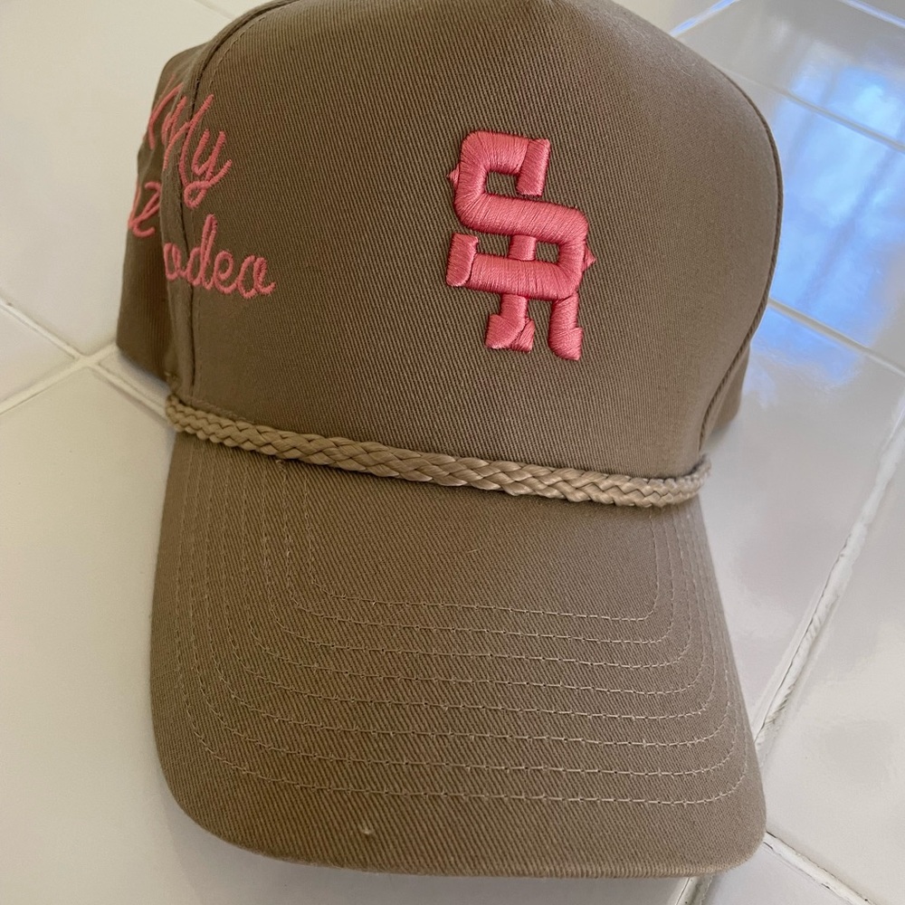Stevenson Ranch rope hat tan/pink